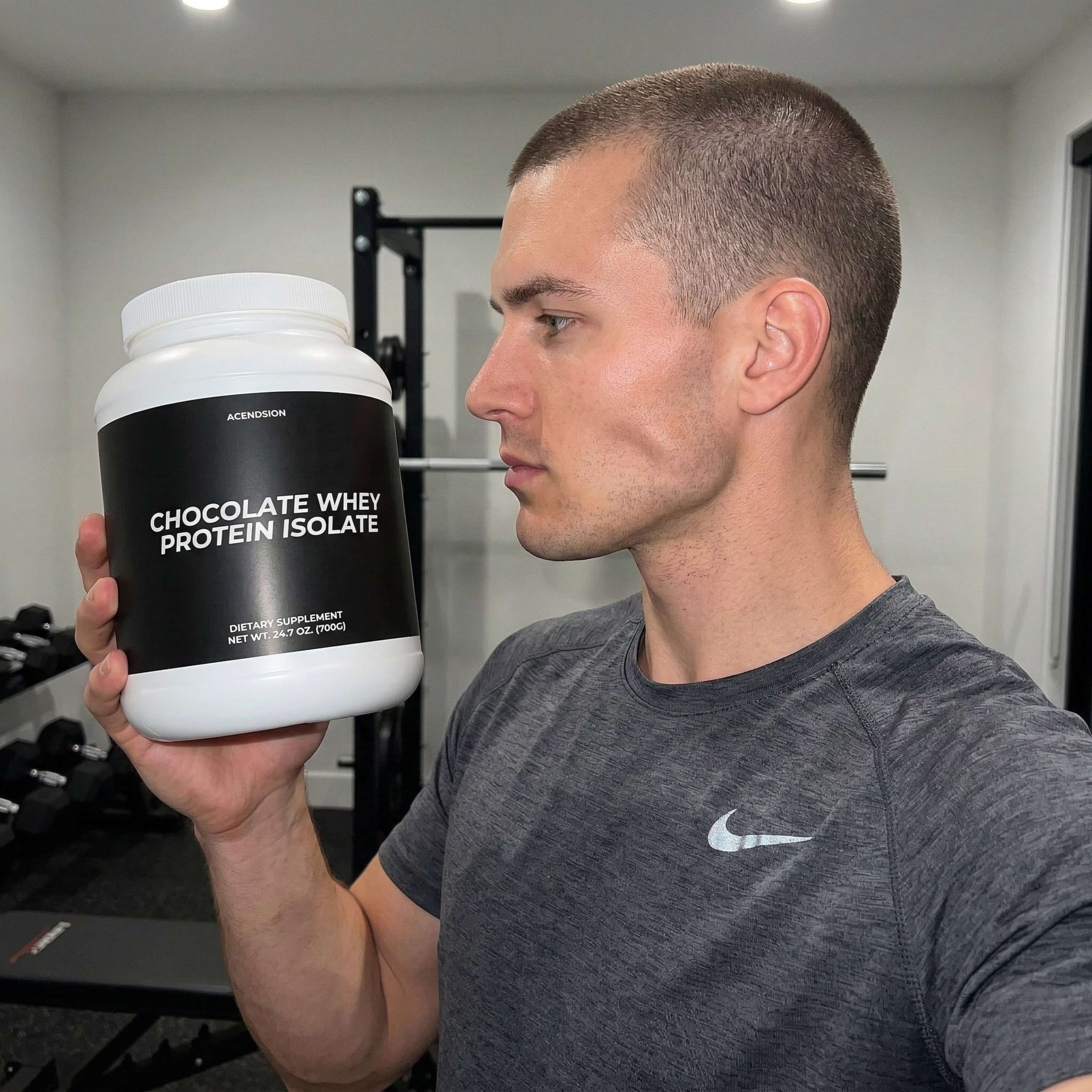 Chocolate whey protein isolate