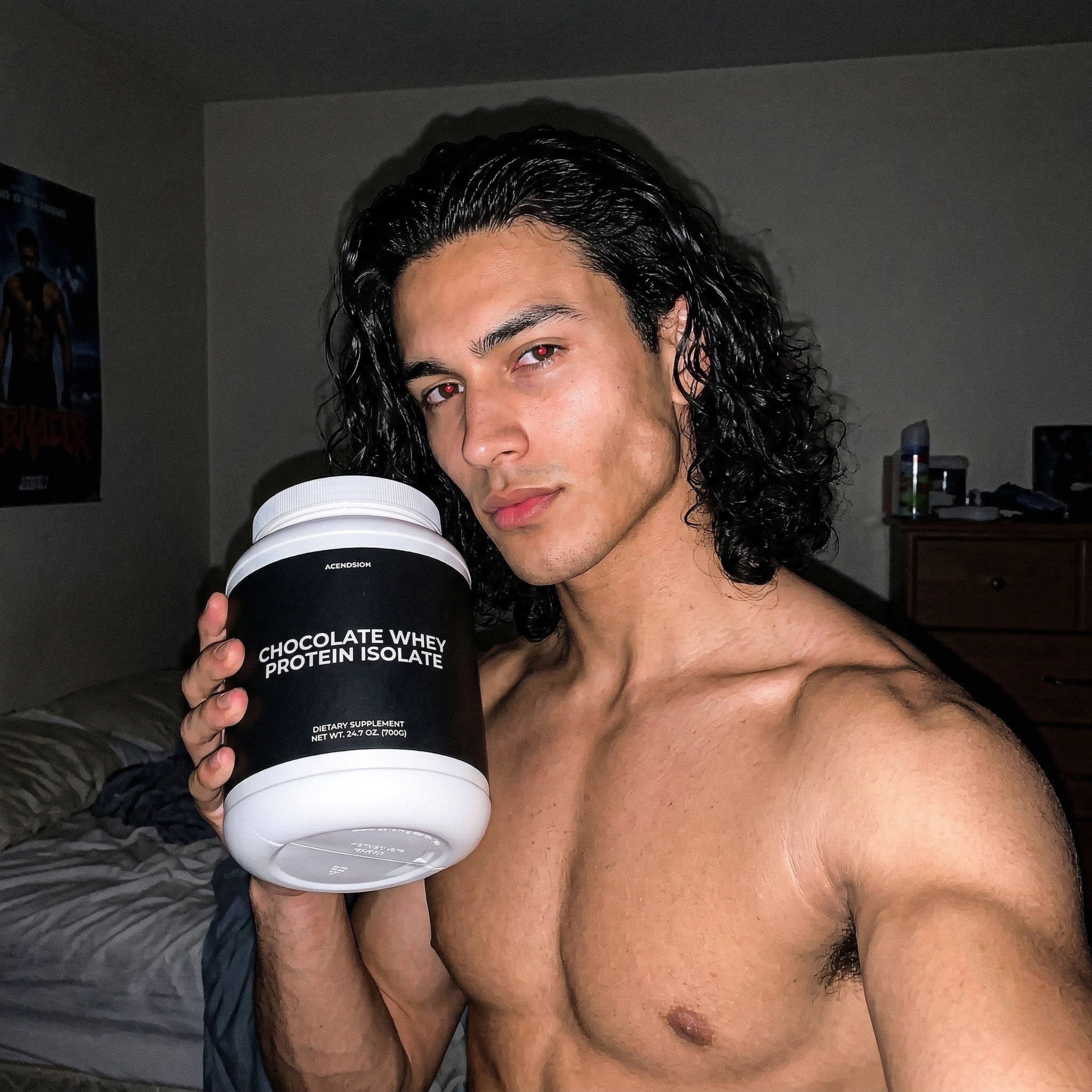 Chocolate whey protein isolate